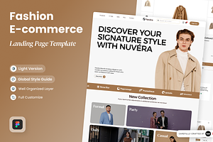 Archiq - Fashion E-Commerce, a Landing Page Template by SLAB! Design