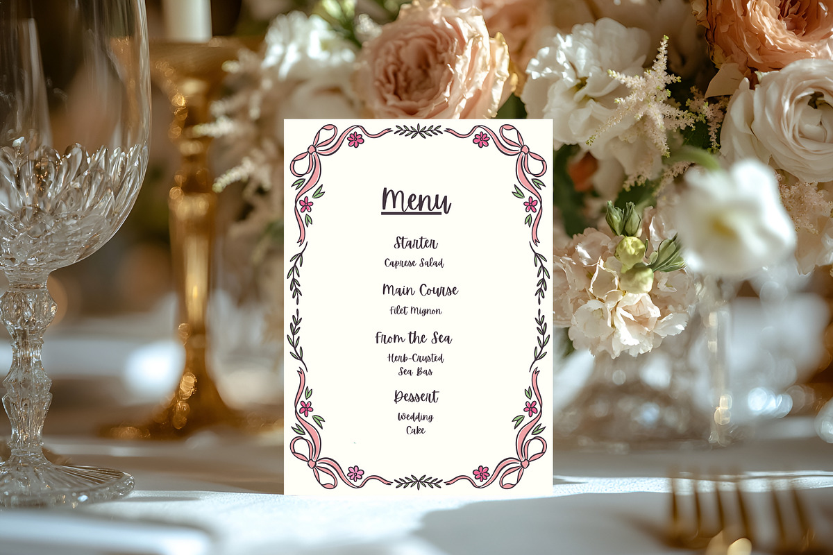 Floral & Bow Spring Frames, an Object Graphic by AnnArt (Photo 9 of 11)