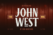 John West, a Font by DonMarciano (Thumbnail 1 of 5)