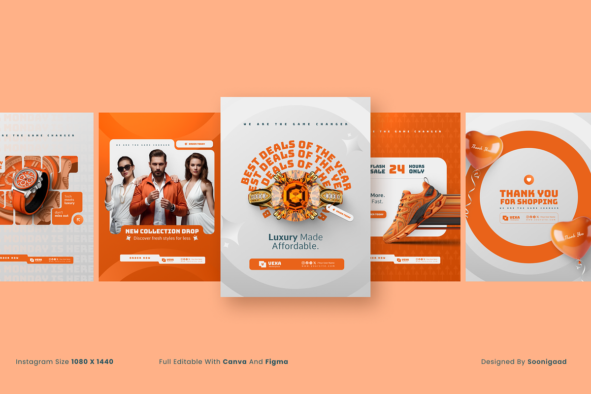 Black Friday Social Media Templates preview 3