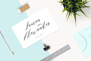 Mauret Script, a Script Font by vuuuds (Thumbnail 2 of 4)