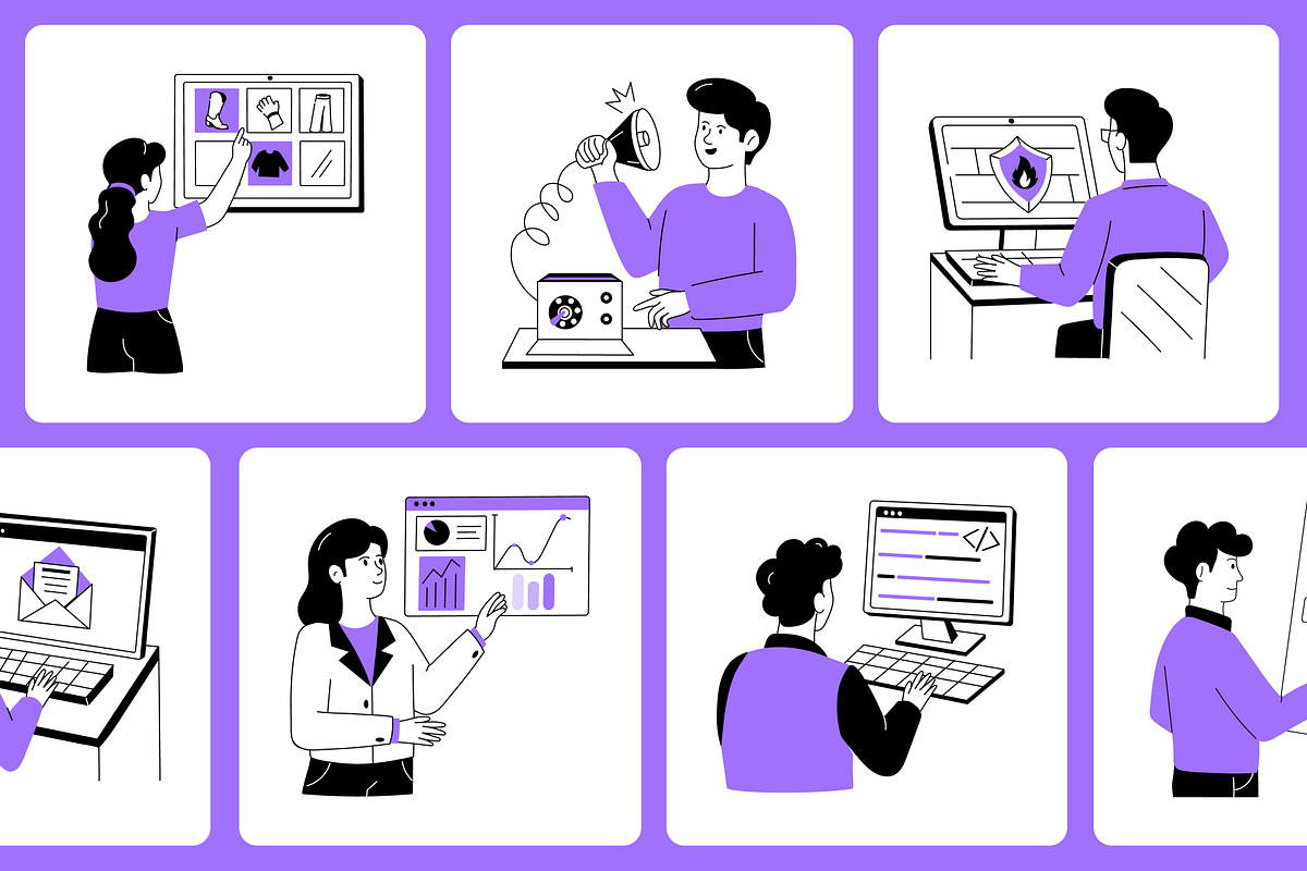 Networking and Communication, a Technology Illustration by Vectors Market (Photo 5 of 9)