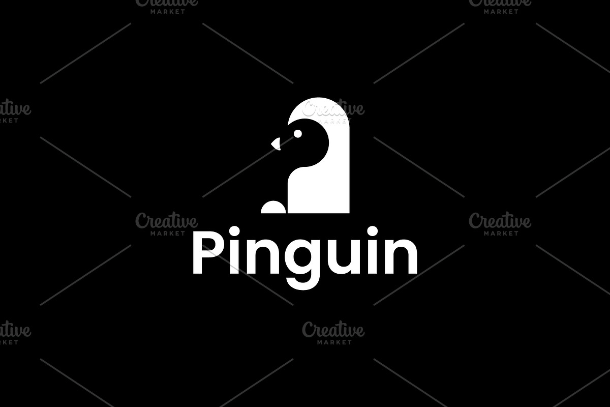 Penguin logo icon illustration, a Branding & Logo Template by Dyn Studio