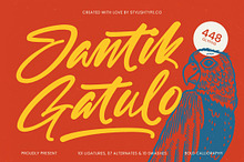 Jantik Gatulo Bold Calligraphy Font