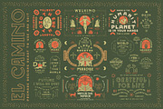 El Camino Font Collection + Extras, a Font by Opus Nigrum (Thumbnail 18 of 20)