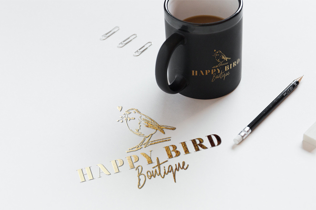 Bird Logo -Sketchy Artistic style 1, a Branding & Logo Template by Whimsical Logoshop (Photo 2 of 2)