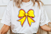 Baseball Softball Coquette Bow Png, an Illustration by Libby Wishes (Thumbnail 5 of 5)