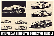 Luxury Car Clipart Vector Pack, an Illustration by BIPLOB EXPERT (Thumbnail 1 of 9)