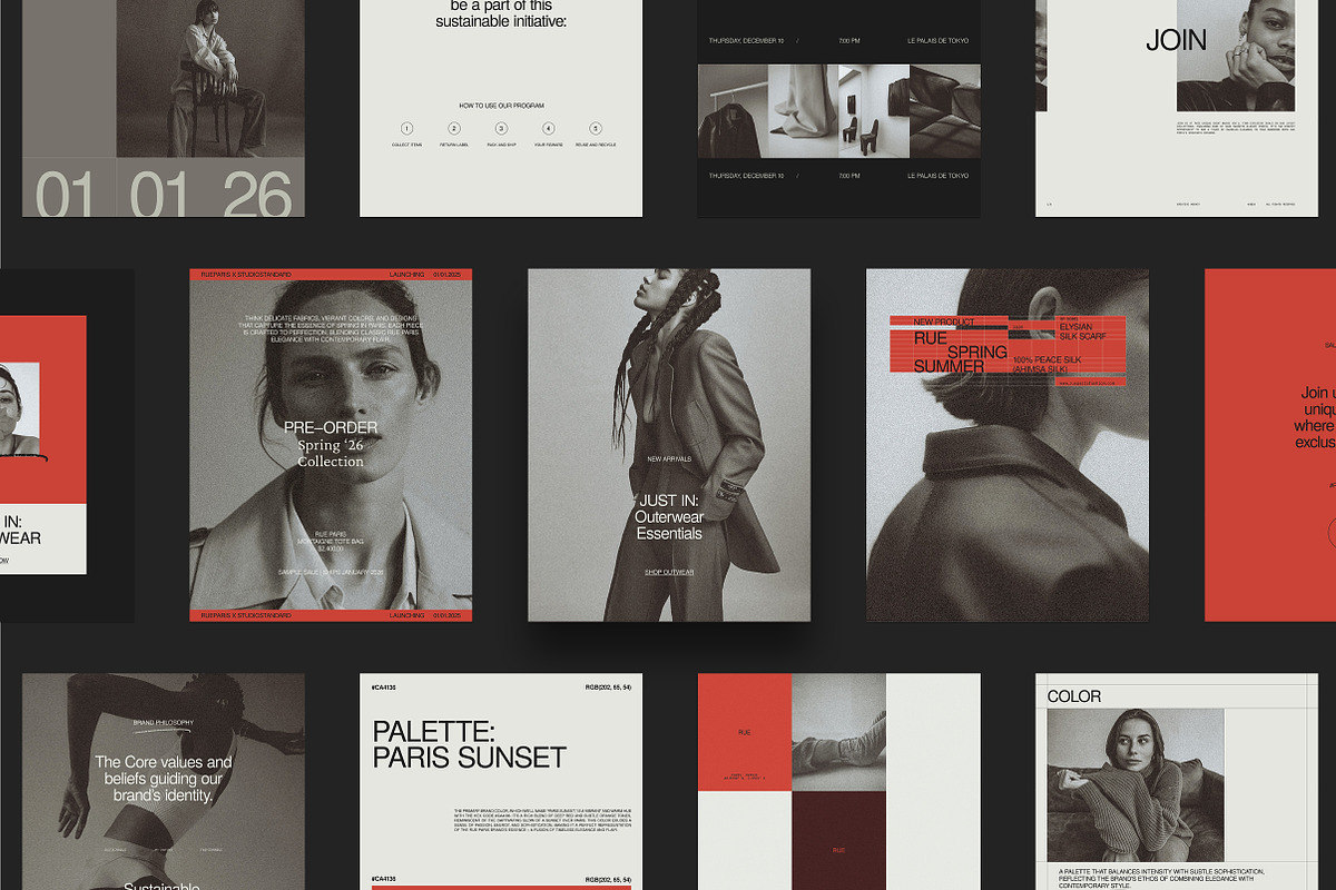 RUE | Social Media Kit, a Social Media Template by Studio Standard (Photo 6 of 12)