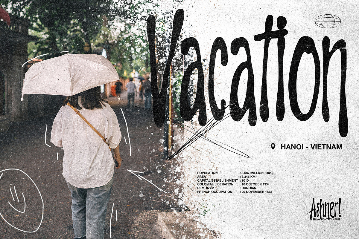 Ashner! - Display Font, a Handwritten Font by Hainz Studio (Photo 8 of 9)