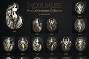NOIR MUSE Ornament Collection, an Object Graphic by ETARA by Mea Hau (Thumbnail 3 of 22)