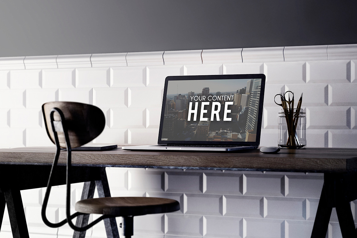 5 PSD APPLE SCREEN MOCKUPS, a Mac Mockup by Egor Shkolnikov (Photo 5 of 7)