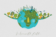 In Eco Love with Earth. Vector set, an Education Illustration by Shusha Guna Art (Thumbnail 2 of 14)