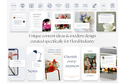 300 Floral Social Media BUNDLE, a Social Media Template by PatternLab. (Thumbnail 6 of 9)