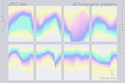 HOLOGRAPHIC Vibrant Gradient, Shapes, a Texture Graphic by Oksana Trygub (Thumbnail 12 of 16)