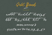 Gold Brush, a Script Font by Thirtypath Studio (Thumbnail 8 of 9)