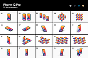 Phone 12 Pro - 20 Mockups Scenes, an iPhone Mockup by Asylab (Thumbnail 2 of 37)