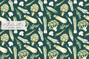 Green Vegetables seamless pattern, a Pattern Graphic by SirenaArt (Thumbnail 5 of 11)