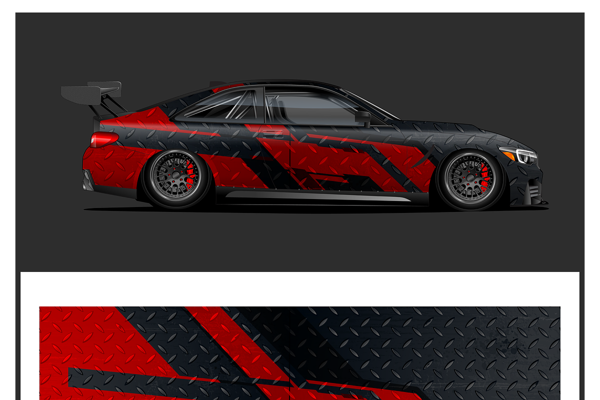 Dynamic Car Wrap Design, an Object Illustration by CarWrap design (Photo 4 of 4)