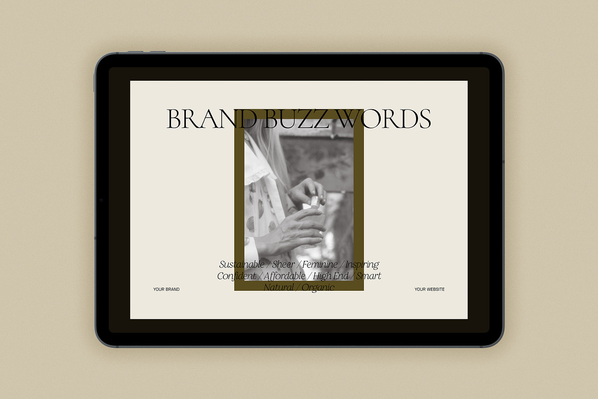 CANVA PS Brand Board Presentations, a Presentation Template by Love Radiation Studio (Photo 15 of 17)