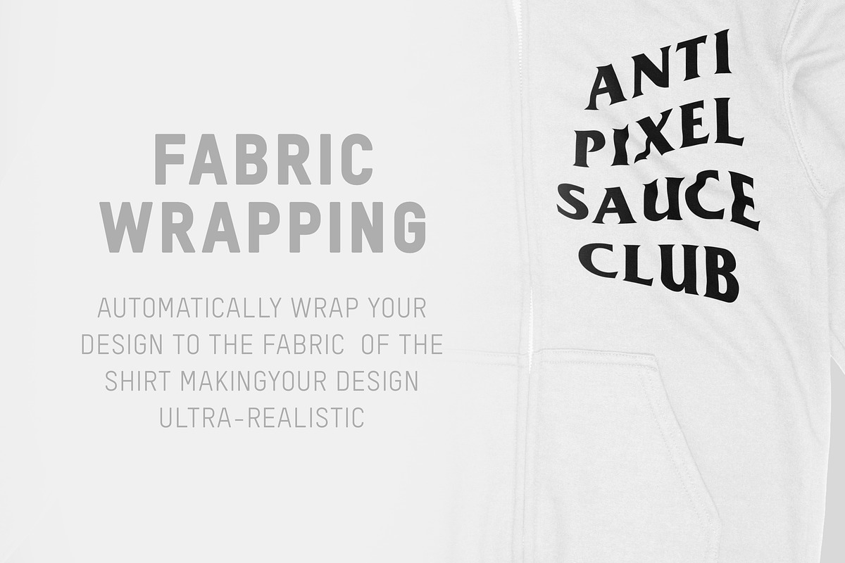 Gildan 18600 Zip Hooded Sweatshirt, a Hoody Mockup by Pixel Sauce™ (Photo 5 of 6)