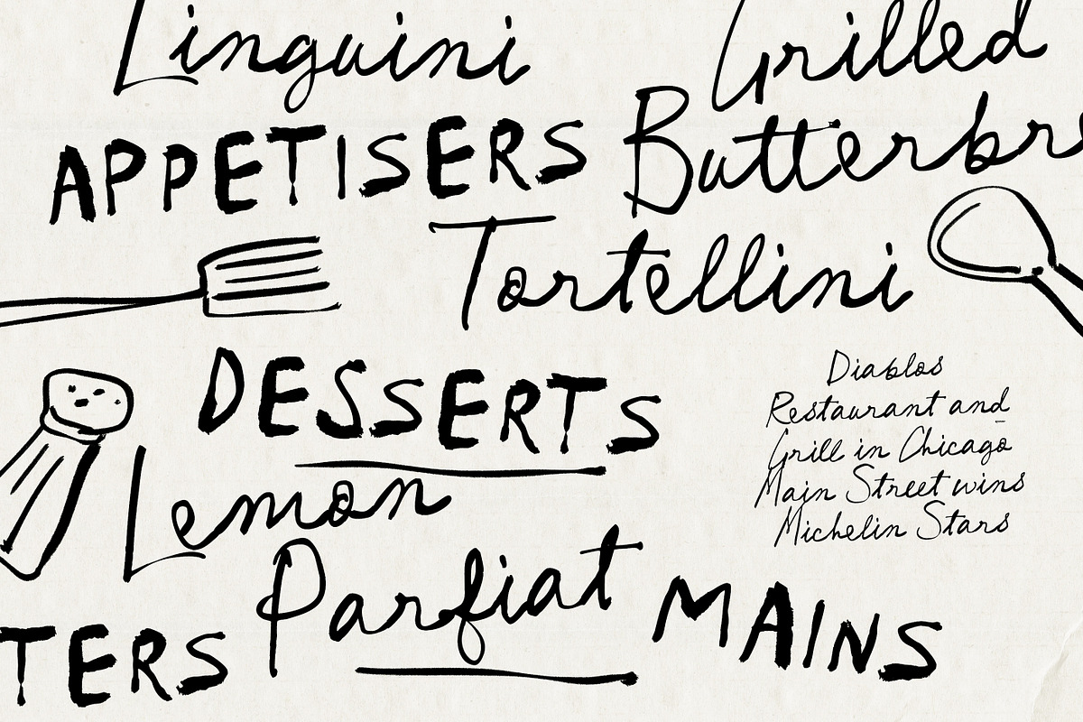 Picasso's Paintbrush Font Duo, a Handwritten Font by Nicky Laatz (Photo 2 of 16)