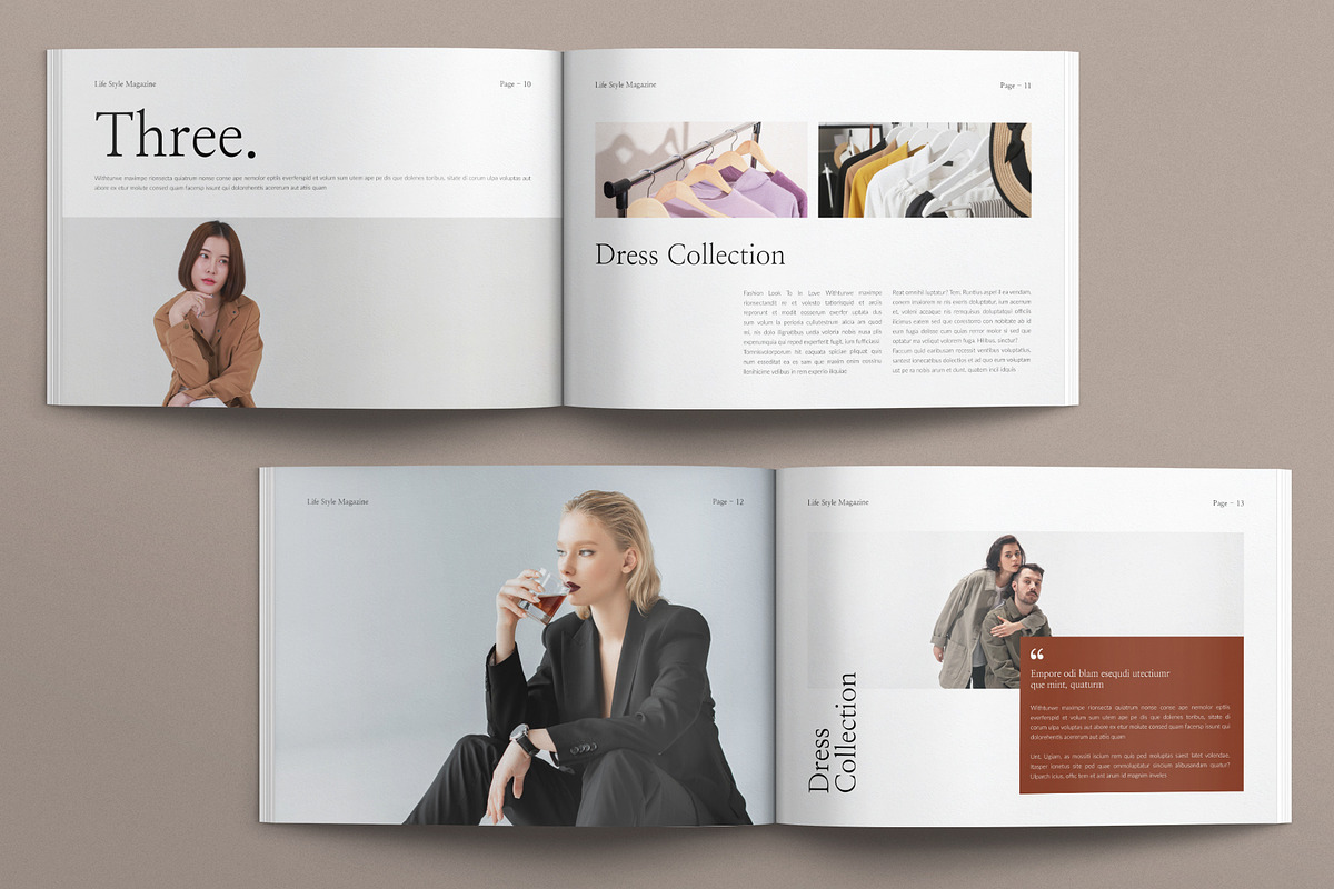 Lifestyle Magazine Landscape, a Magazine Template by E-Type (Photo 5 of 7)