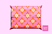 Mid Mod Flowers Patterns Collection, a Pattern Graphic by Yasmine Patterns (Thumbnail 4 of 8)