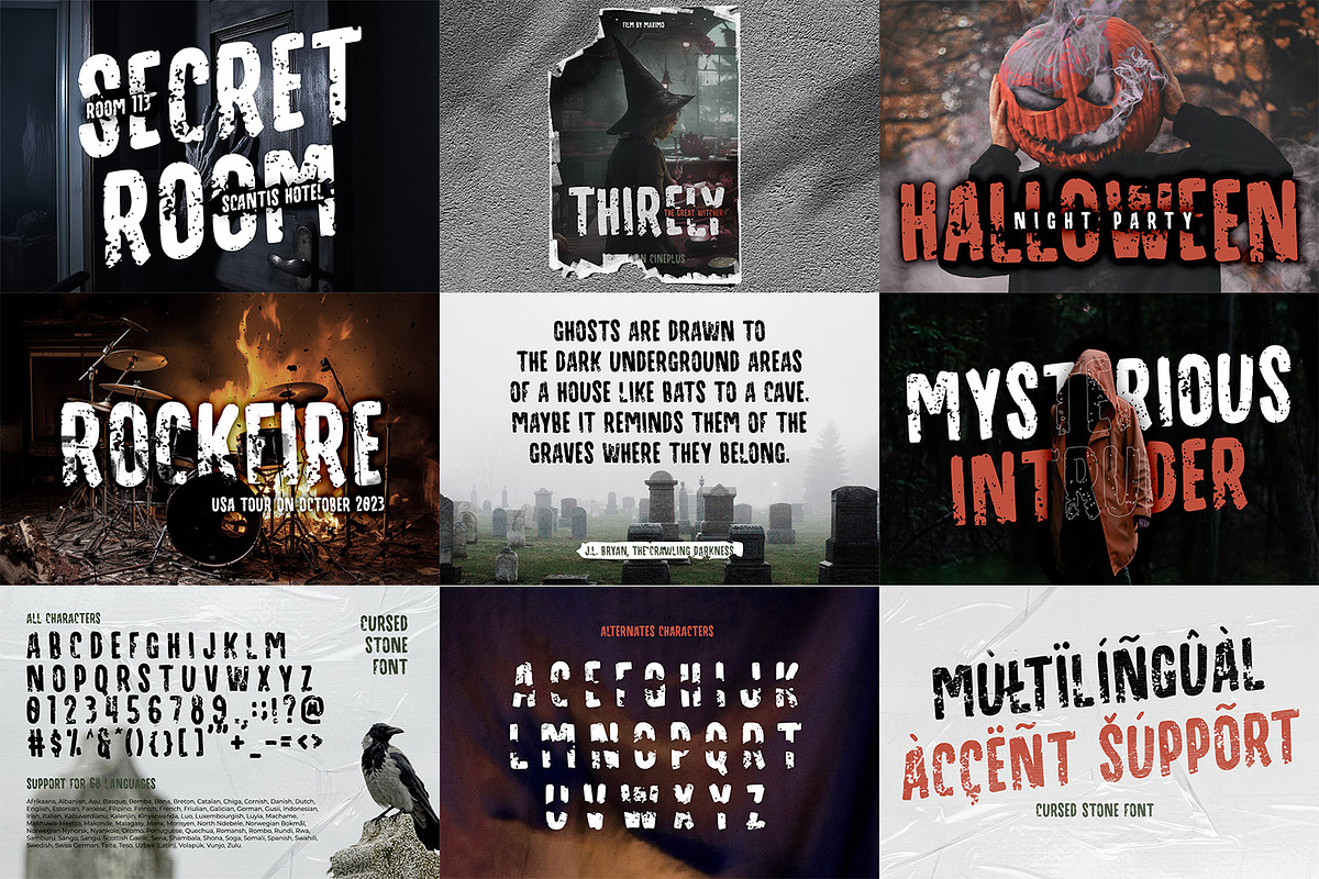 Special Horror Font Bundle, a Handwritten Font by Ditatype (Photo 5 of 13)