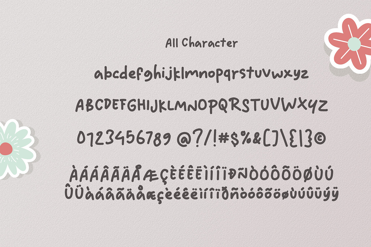 Kinchild - Handwritten Playful Font, a Handwritten Font by Kincrev Studio (Photo 6 of 7)
