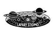 Solar System Silhouette Clipart, a Graphic by balal (Thumbnail 9 of 13)