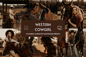 10 Western Cowgirl Lightroom Presets
