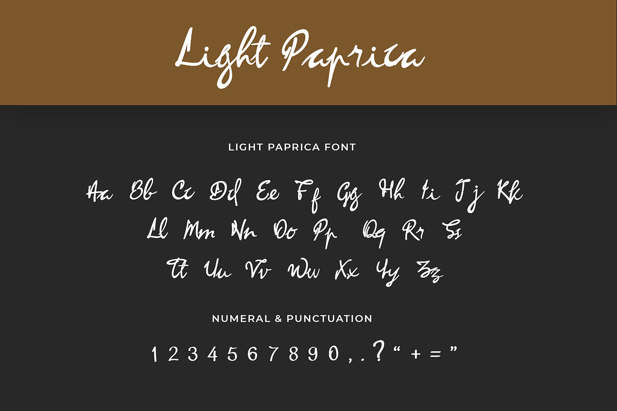 Light Paprica Calligraphy preview 5