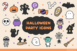 Halloween Party Icons