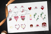 Love, Love, Love - Watercolor Set, an Illustration by Jeanina Vlad (Thumbnail 6 of 9)