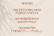 Runoka | Vintage Serif Font, a Serif Font by Pentagonistudio (Thumbnail 10 of 10)