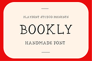 Bookly - A Quirky Hand-Drawn Font, a Handwritten Font by PlayFont Studio (Thumbnail 1 of 4)