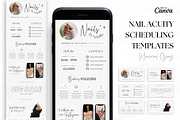 Nail Tech Acuity Scheduling • Canva, a Websites & App Template by OniriqveDesigns (Thumbnail 1 of 8)