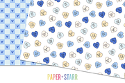 Blue Valentines Day Patterns, a Pattern Graphic by Paper Starr Studio (Thumbnail 7 of 7)