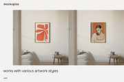 DIN A Bedroom Frame Mockup Minimal, a Household Mockup by mockupize (Thumbnail 6 of 7)