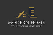 Modern Home Logo, a Technology Illustration by Kaushal Jangid (Thumbnail 2 of 5)