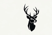 deer head wall mount silhouette, an Illustration by Amazin_art (Thumbnail 30 of 51)