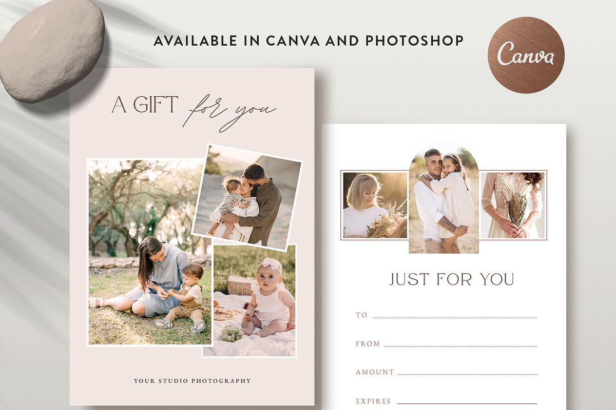 Gift Certificate Card GC014, a Card Template by Bellenity Design (Photo 2 of 4)