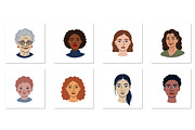 Diverse Portraits Bundle, an Object Graphic by IRSYART (Thumbnail 3 of 7)