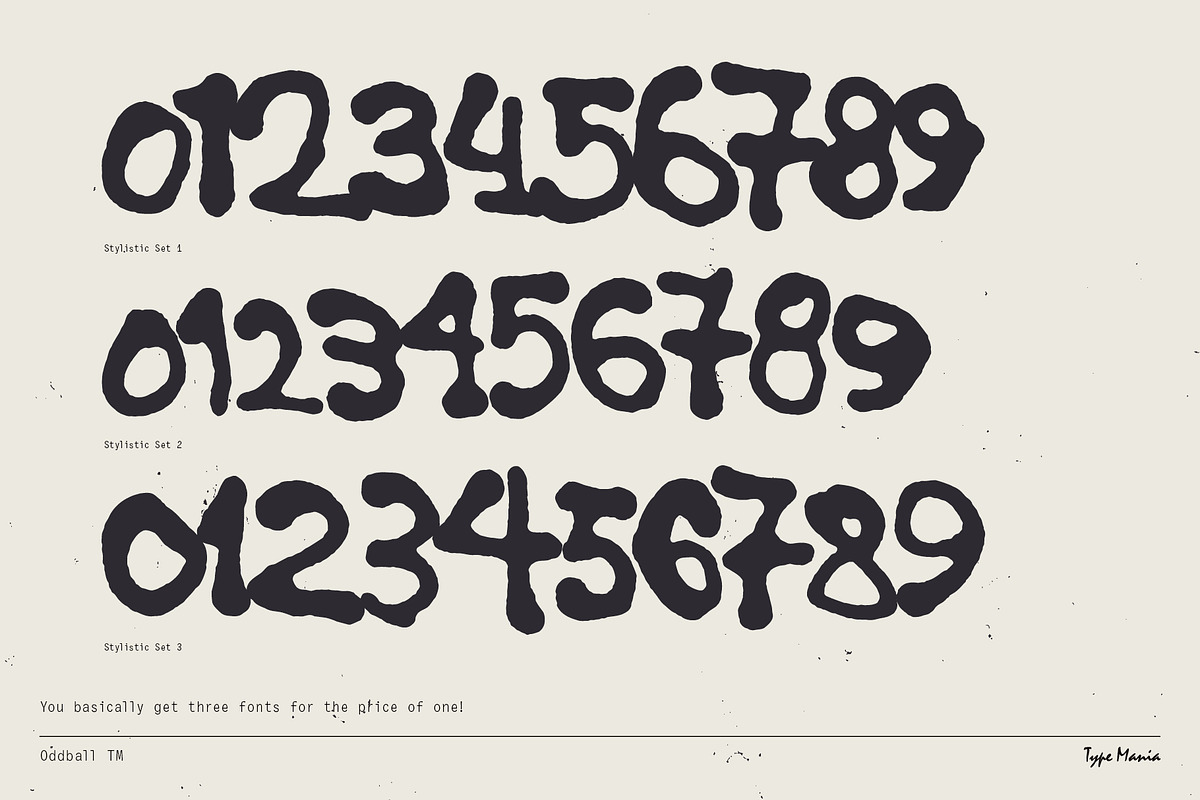 Oddball TM – 90s Vibes Hard, a Handwritten Font by Type Mania (Photo 8 of 12)