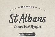 St. Albans - A Smooth Brush, a Script Font by The Traveling Fox (Thumbnail 4 of 6)