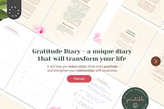 Digital Grateful Diary in PDF, a Stationery Template by Mocca Mockups Store (Thumbnail 1 of 10)