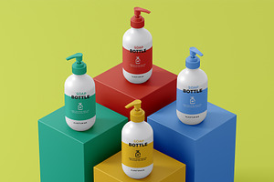 Soap Bottle Mockup
