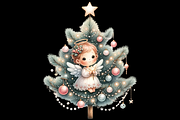 Christmas Little Angel Clipart, an Object Graphic by Agnesagraphic (ID 95) (Thumbnail 2 of 6)