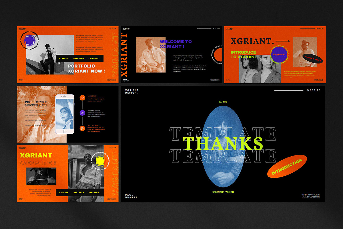Xgriant Presentation Template preview 5